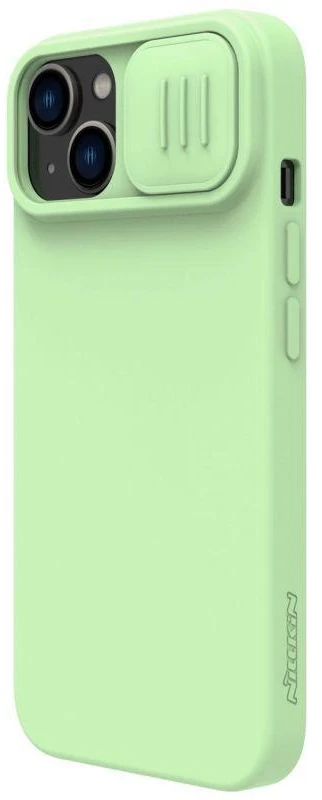 Nillkin CamShield Silky silikoninis Apple iPhone 14 Plus with camera dėklas telefonui žalios spalvos