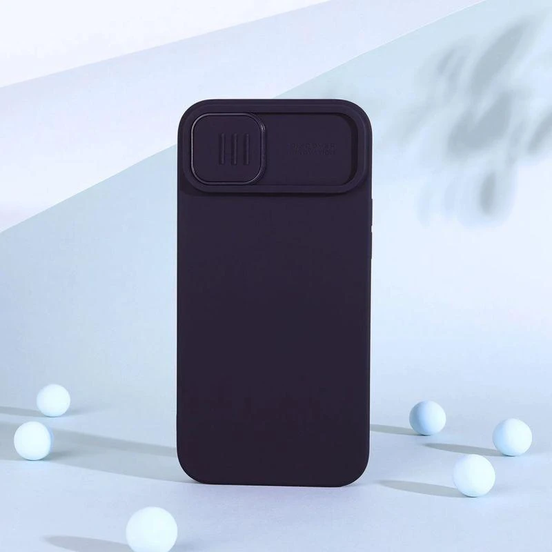 Nillkin CamShield Silky silikoninis Apple iPhone 14 Plus with camera dėklas telefonui žalios spalvos