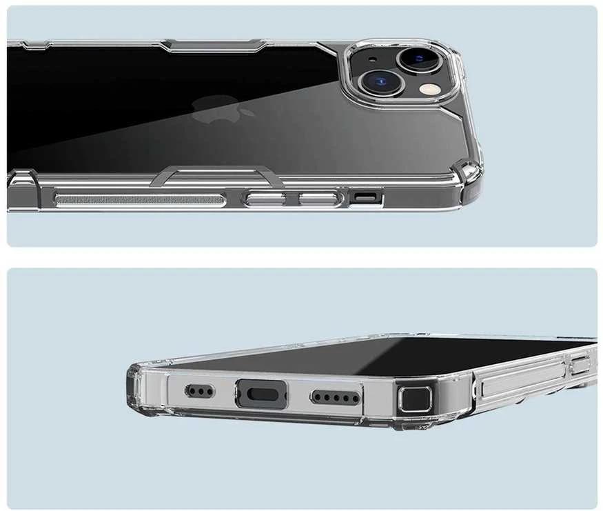 Nillkin Nature TPU Pro dėklas, skirtas Apple iPhone 14 Plus (mėlynas)