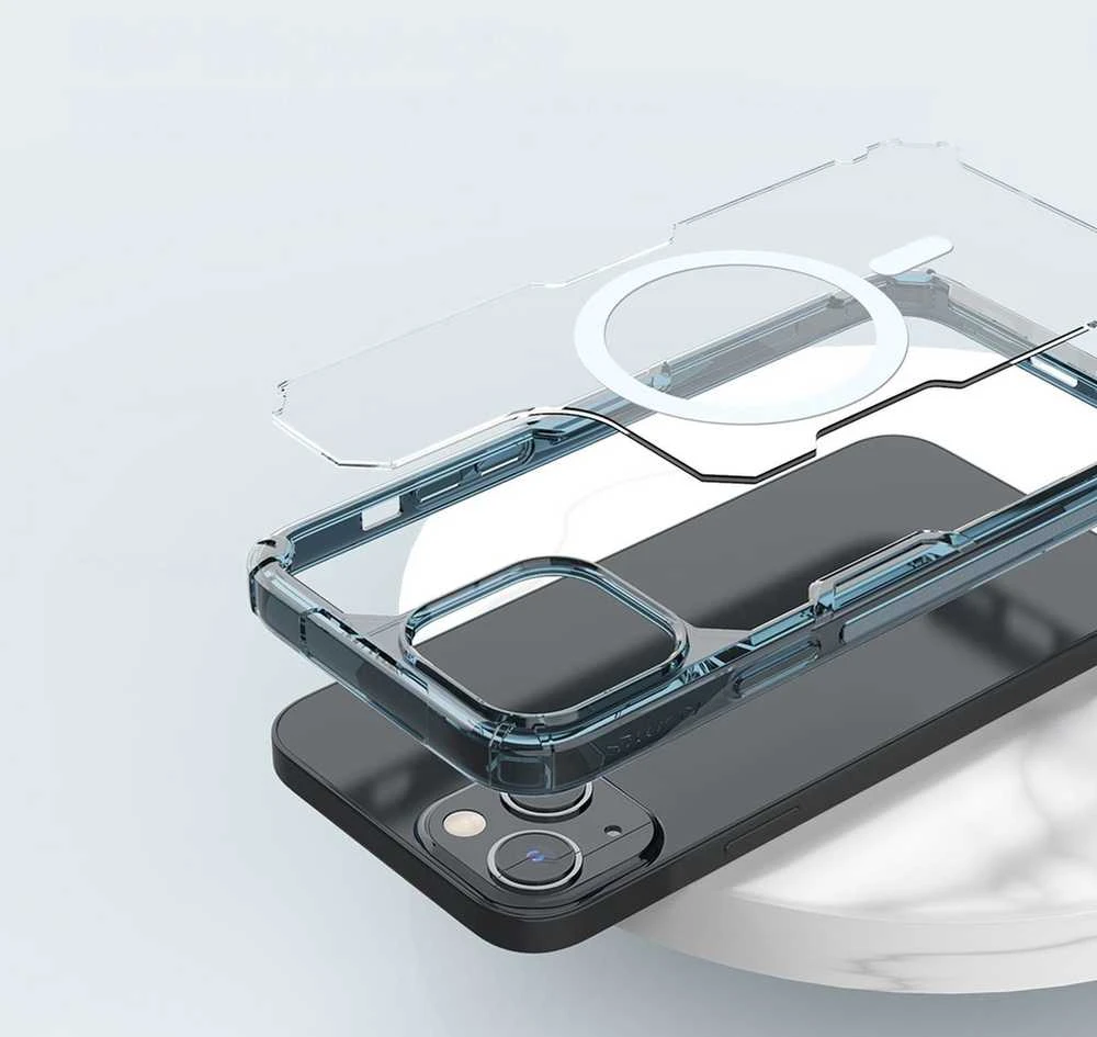 Nillkin Nature TPU Pro magnetinis dėklas, skirtas Apple iPhone 14 Plus (mėlynas)