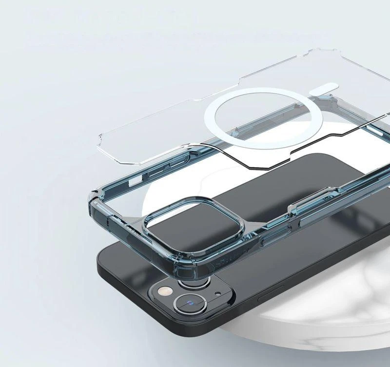Nillkin Nature TPU Pro magnetinis dėklas, skirtas Apple iPhone 14 Plus (baltas)