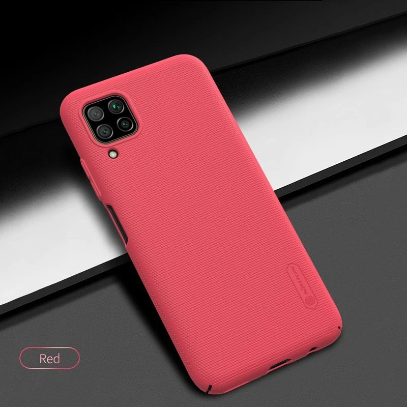 Nillkin Super Frosted Shield - dėklas skirtas Huawei P40 Lite / Nova 7i / Nova 6 SE Bright Raudona