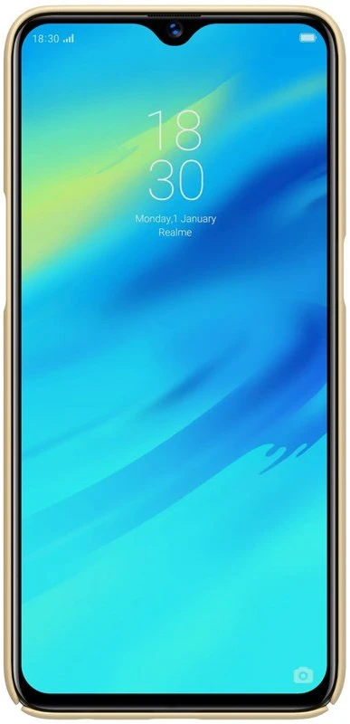 Nillkin Super Frosted Shield - dėklas skirtas Realme 3 Pro Realme X Lite Golden