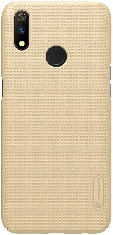 Nillkin Super Frosted Shield - dėklas skirtas Realme 3 Pro Realme X Lite Golden