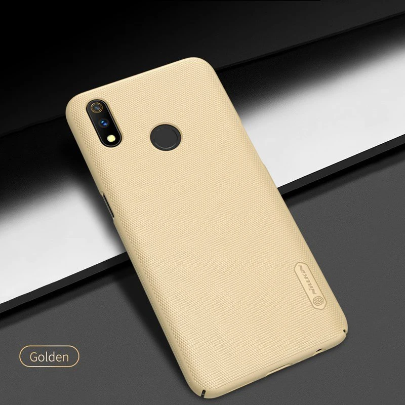 Nillkin Super Frosted Shield - dėklas skirtas Realme 3 Pro Realme X Lite Golden