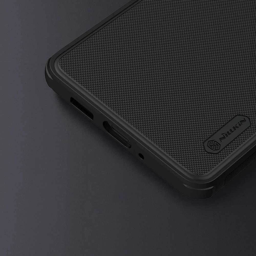 Nillkin Super Frosted Shield Pro dėklas, skirtas Apple iPhone 14 Plus (juodas)