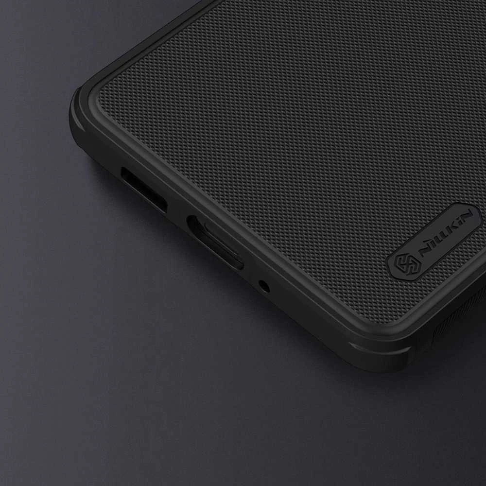 Nillkin Super Frosted Shield Pro dėklas, skirtas Apple iPhone 14 Plus (juodas)