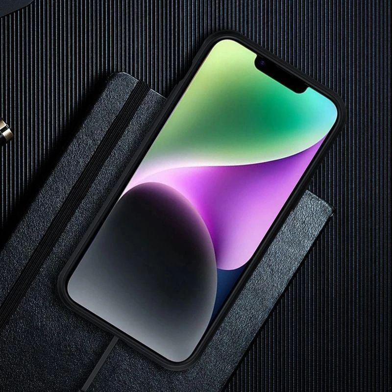 Dėklas Nillkin Super Frosted Shield Pro Magnetic Apple iPhone 14 Plus mėlynas