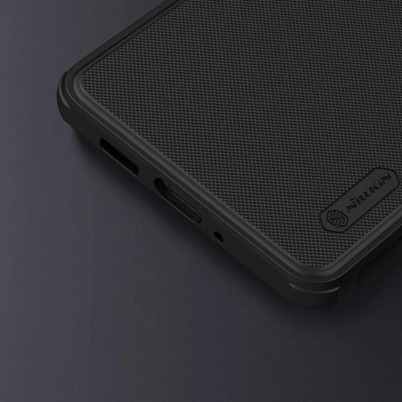 Nillkin Super Frosted Shield Pro dėklas, skirtas Apple iPhone 14 Plus (juodas)