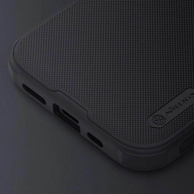 Dėklas Nillkin Super Frosted Shield Pro Apple iPhone 15 Plus mėlynas