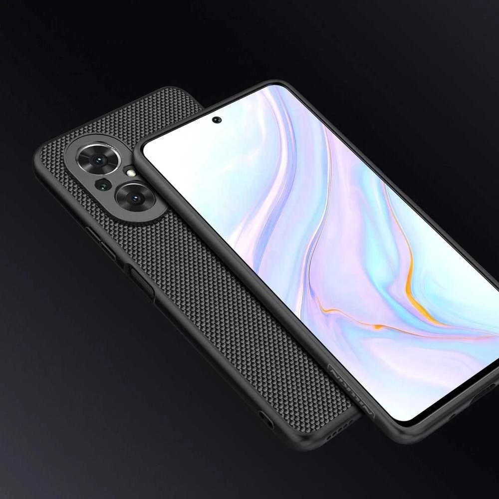 Nillkin Textured durable reinforced with gel frame and nylon Honor 50 SE dėklas telefonui juodos spalvos