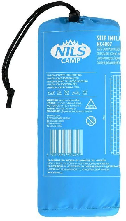 Turistinis kilimėlis Nils Camp NC4007, mėlynas