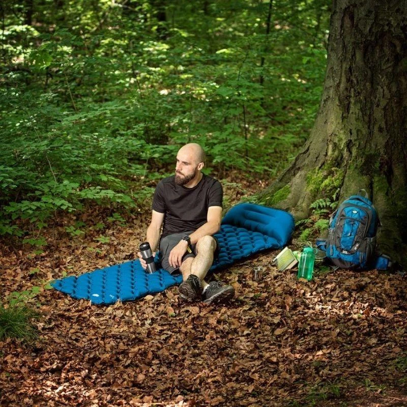 Nils Extreme Turistinis kilimėlis su pompa NC4006 Turquoise NILS Camp