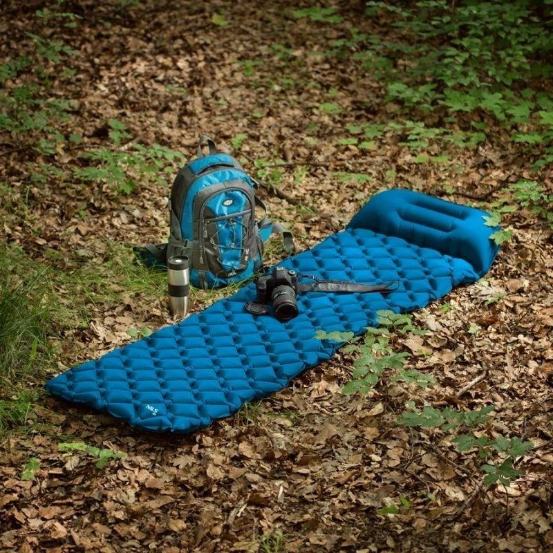 Nils Extreme Turistinis kilimėlis su pompa NC4006 Turquoise NILS Camp