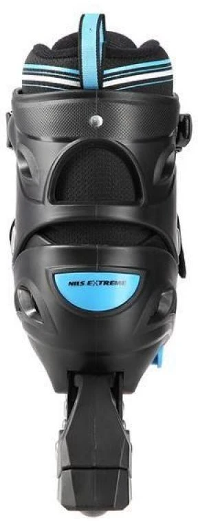 Riedučiai/ledo ritulio pačiūžos Nils Extreme NH11912 juodi-mėlyni - PU70 mm/82A (S 31-34)