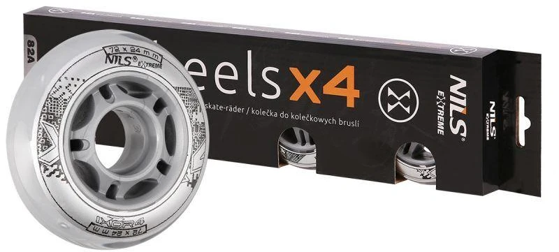Nils Extreme PU ratukai 72x24 82A (4 vnt.)