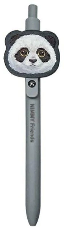 Nimmy rinkinys 2in1 užrašų knygelė + rašiklis juodos spalvos Big Eyed Pet 2.0 Panda