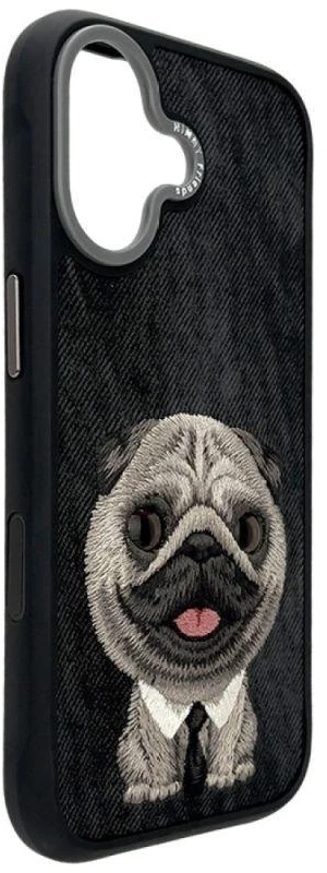 Nimmy Big Eyed Pet 2.0 Šuns dėklas iPhone 17 - Juodas