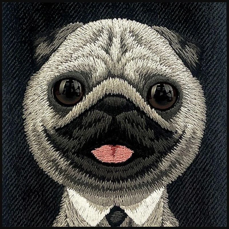 Dėklas NIMMY case BIG EYED PET 2.0 Dog for IPHONE 17 juodas