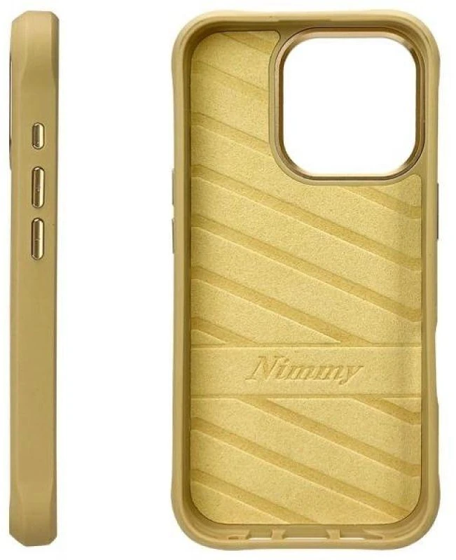 Nimmy Apple iPhone 16 Pro 6.3″ dėklas telefonui haki spalvos Cool&Cute 2.0 Cat