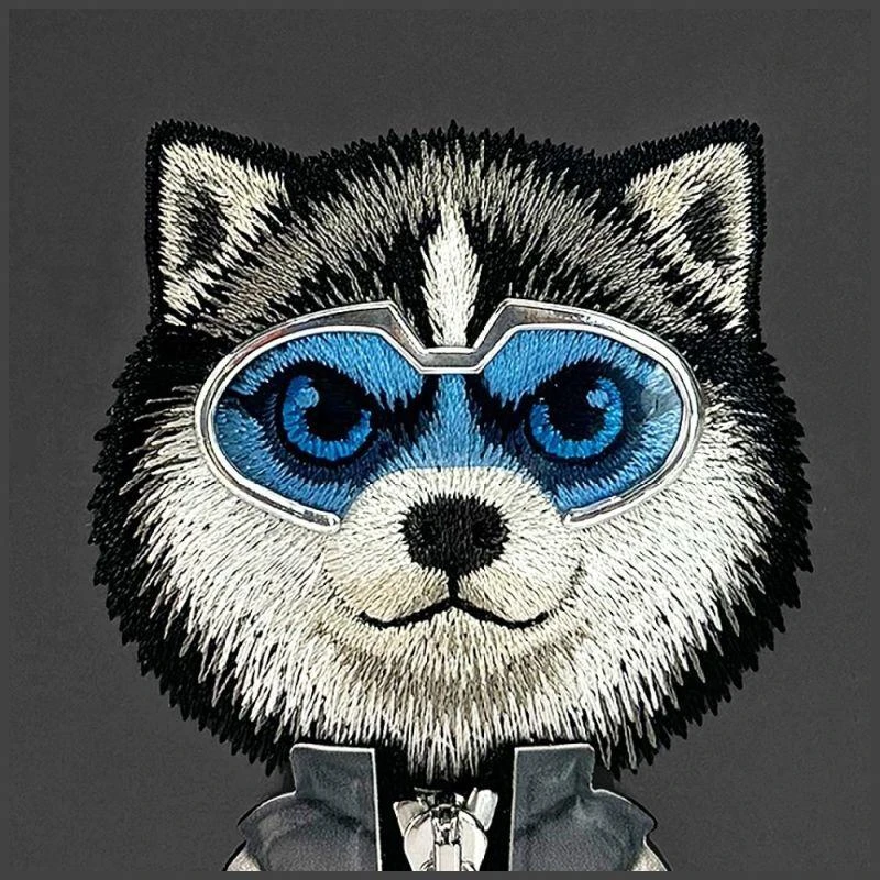 „Nimmy Cool&Cute 2.0“ vilko formos dėklas, skirtas „iPhone 17 Pro Max“ - Juodas