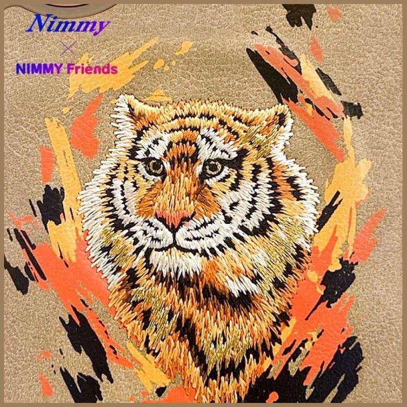 Nimmy Tiger MagSafe dėklas Apple iPhone 16 light rudos spalvos