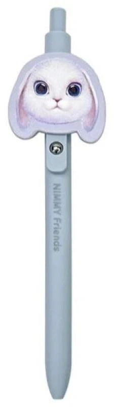 Nimmy rinkinys 2in1 užrašų knygelė + rašiklis violetinės spalvos Big Eyed Pet 2.0 Rabbit