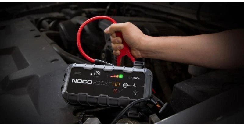 NOCO GB70 Boost 12V 2000A Jump Starter starteris su integruota 12V/USB baterija