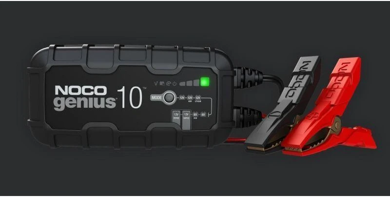 Akumuliatorių Įkroviklis - NOCO Genius10 EU 10A, 6V/12V su Priežiūros ir Nusierinimo Funkcija
