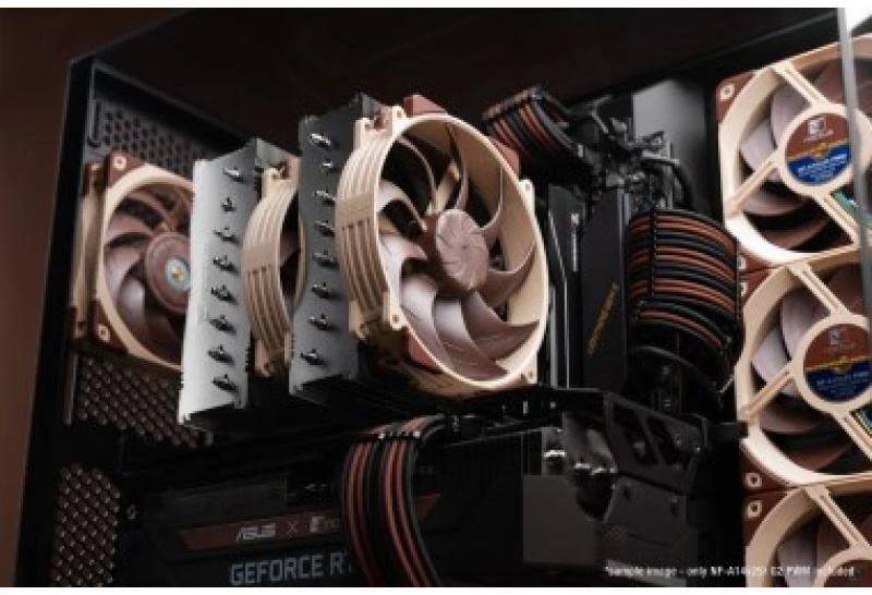 Noctua NF-A14X25R G2 PWM computer cooling system Kompiuterio dėklas Fan 14 cm