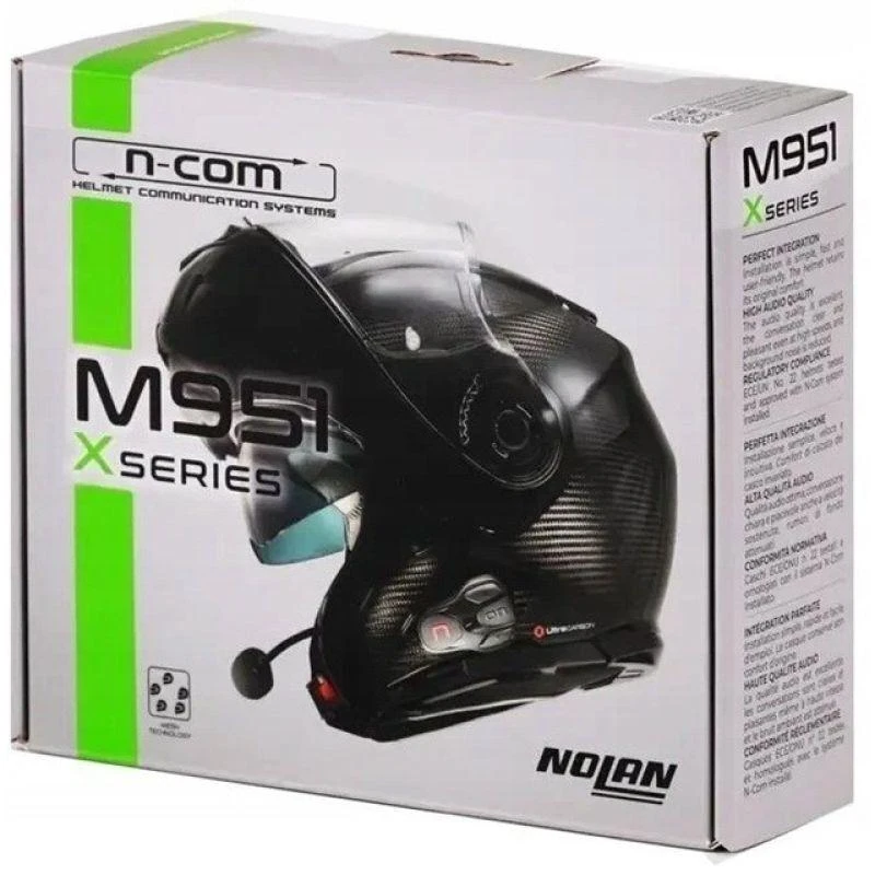 NOLAN N-COM M951 X motociklo domofonas NOLAN šalmui, komplektas 1 šalmui
