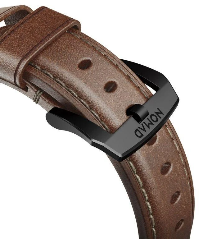 Nomad Išmaniojo laikrodžio Apple odinis dirželis, Rudos spalvos, 42/44mm