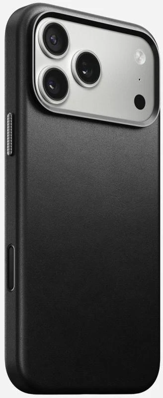 Nomad Traditional Odinis telefono dėklas, skirtas iPhone 17 Pro Max, juodas