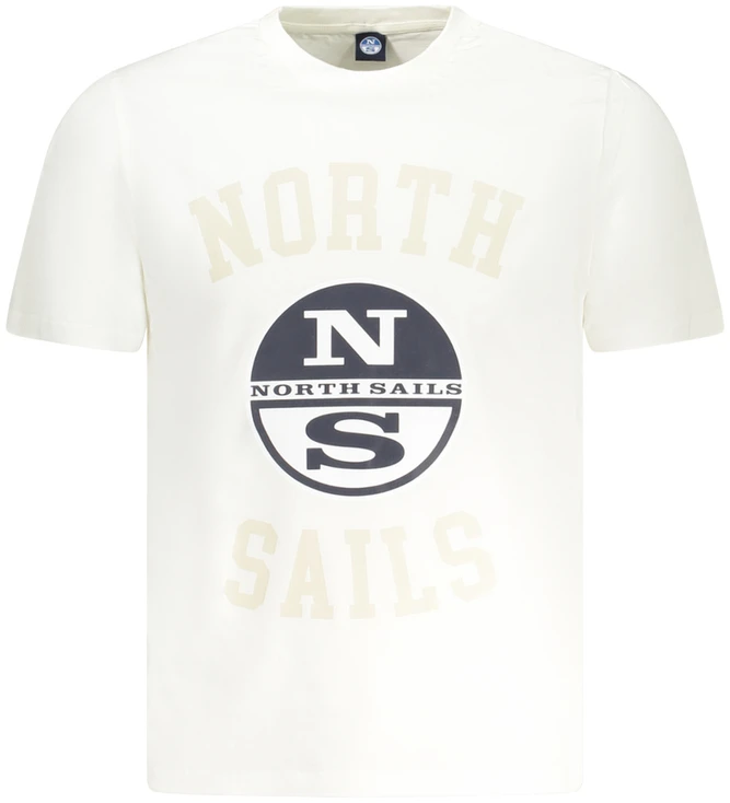 NORTH SAILS KOSZULKA Z KRÓTKIM RĘKAWEM MĘSKA BALTA