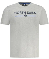 NORTH SAILS KOSZULKA Z KRÓTKIM RĘKAWEM MĘSKA Pilka