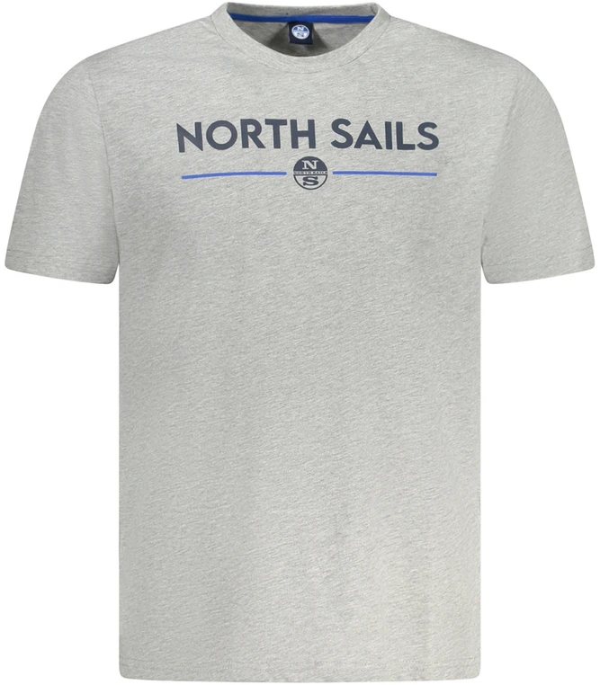 NORTH SAILS KOSZULKA Z KRÓTKIM RĘKAWEM MĘSKA Pilka