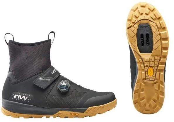 NORTHWAVE Kingrock Plus Gtx Juodi su medaus atspalviu dviračių batai - 46