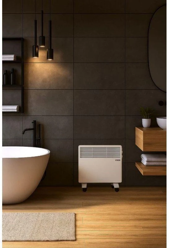 N'OVEEN 1000 W elektrinis nešiojamas sieninis konvekcinis šildytuvas su termostatu CH3350