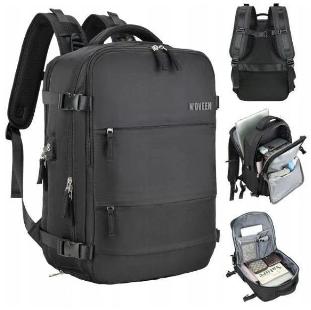NOVEEN CTB400 Juodas Cabin Travel Backpack 40x20x25