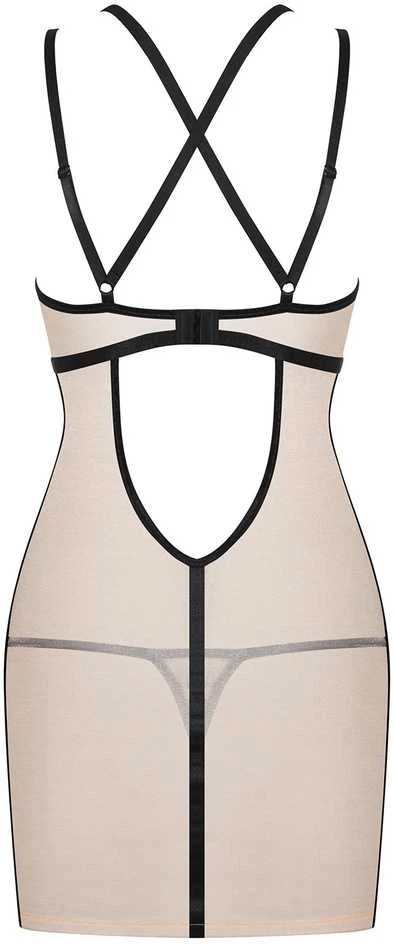 Obsessive - Nudelia chemise & stringai S/M