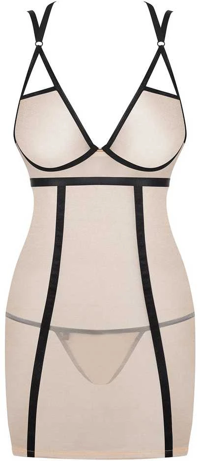 Obsessive - Nudelia chemise & stringai S/M