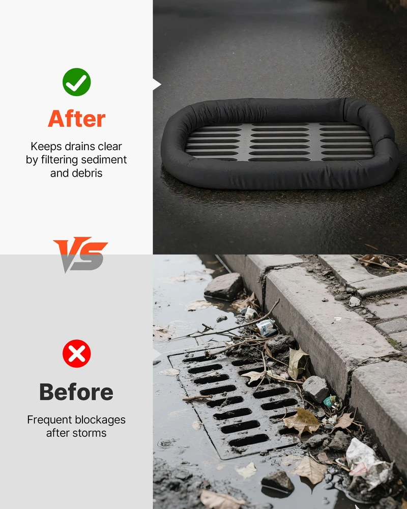 VEVOR Nuosėdų filtras – 5 colių x 3 metrų
