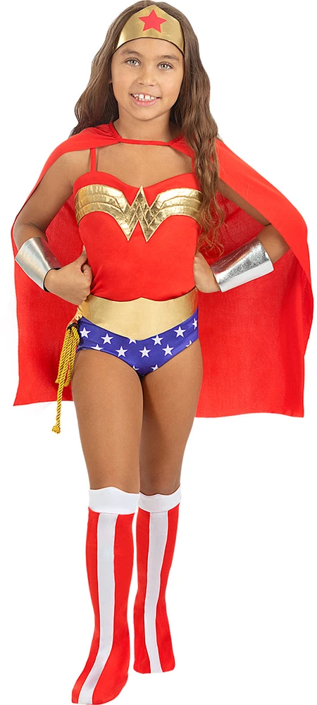 Nuostabiosios moters kostiumas mergaitėms – DC Comics