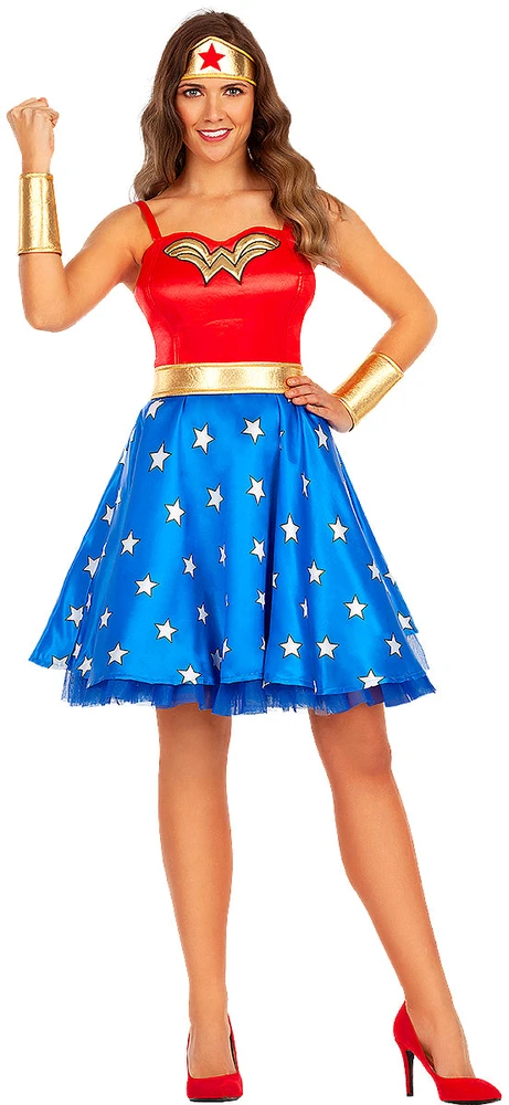 Nuostabiosios moters (Wonder Woman) kostiumas moterims – DC Comics