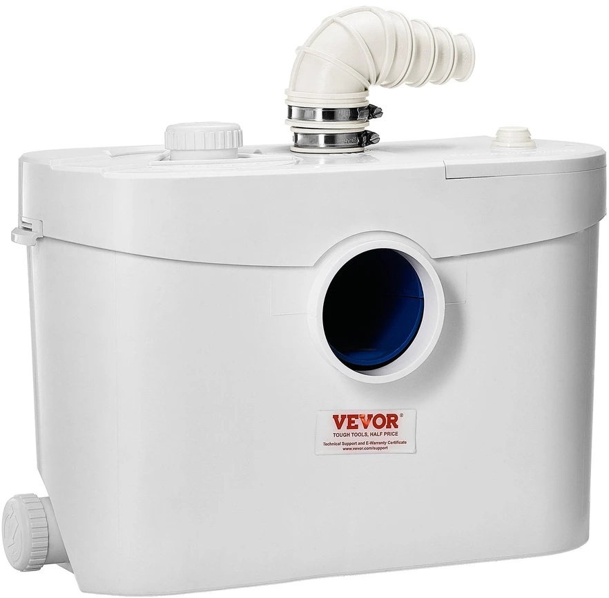 VEVOR Macerator siurblys 900W tualetui rūsyje