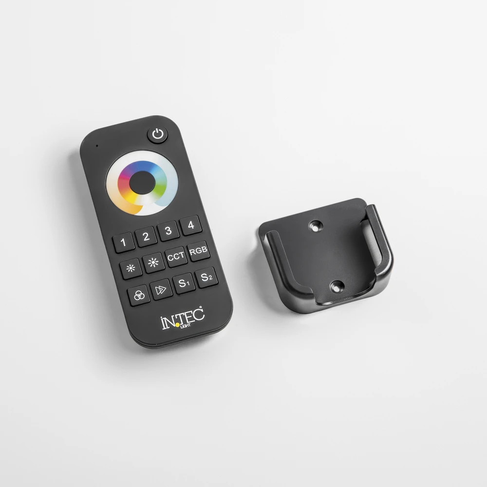 Nuotolinio valdymo pultelis RGB/RGBW/RGB+CCT, 4 zonų, 5 kanalų