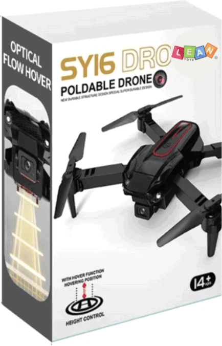 Lean Toys Nuotoliniu būdu valdomas dronas su 4K kamera SY16