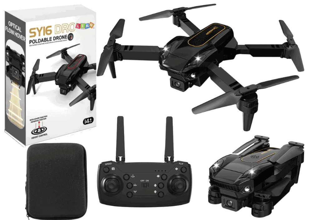 Zdalnie Nuotoliniu būdu valdomas dronas su 4K kamera SY16