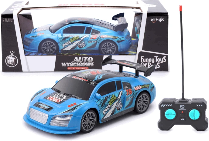 Nuotoliniu būdu valdomas lenktyninis automobilis Artyk, 17 cm