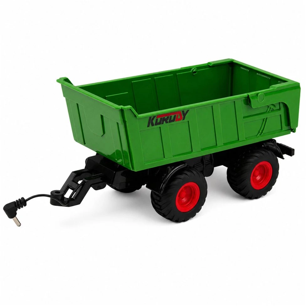 Lean Toys Traktorius su priekaba 1:24